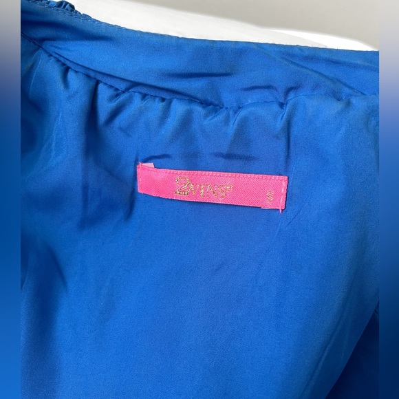 2wins electric blue quilted coat - Picture 7 of 9